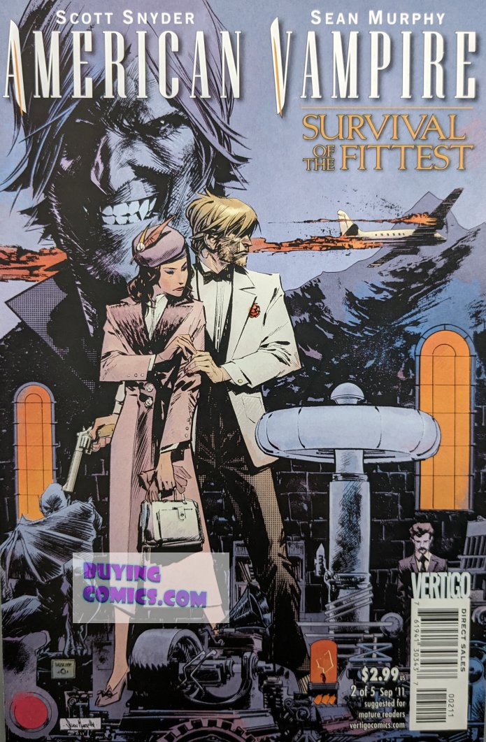 American Vampire: Survival Of The Fittest #2 Comic Book Cover Art