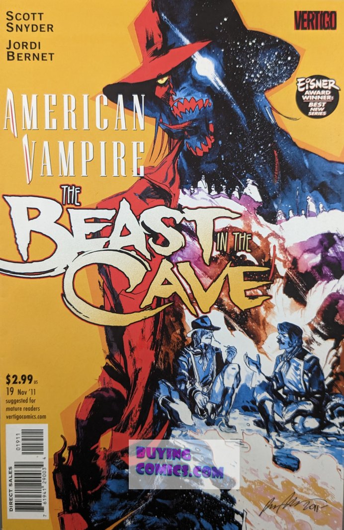 American Vampire #19 Comic Book Cover Art