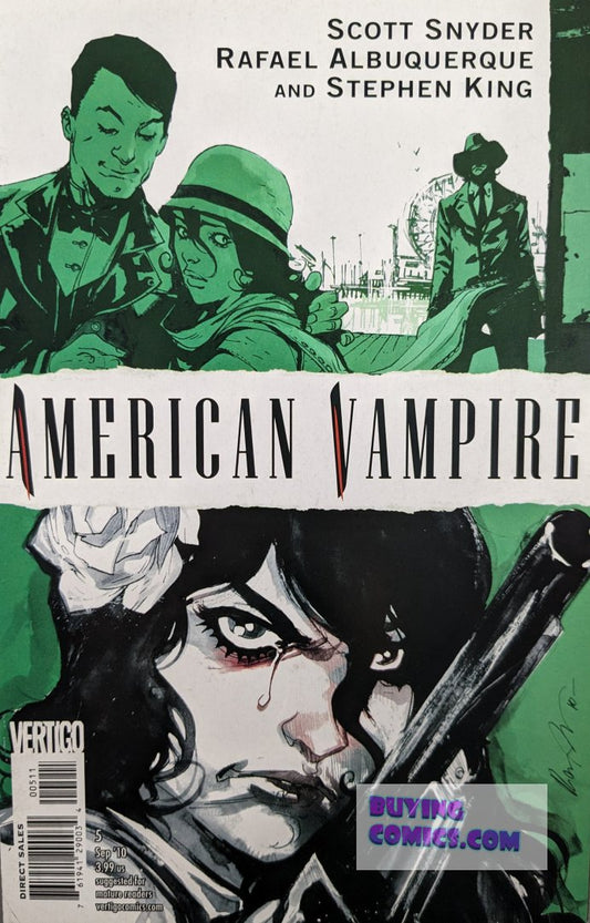 American Vampire #5 Comic Book Cover Art