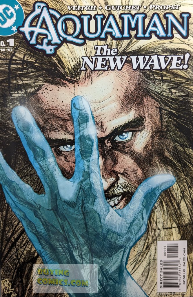 Aquaman #1 Comic Book Cover Art