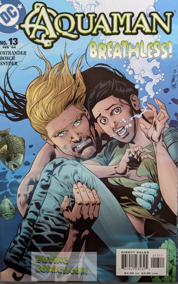 Aquaman #13 Comic Book Cover Art