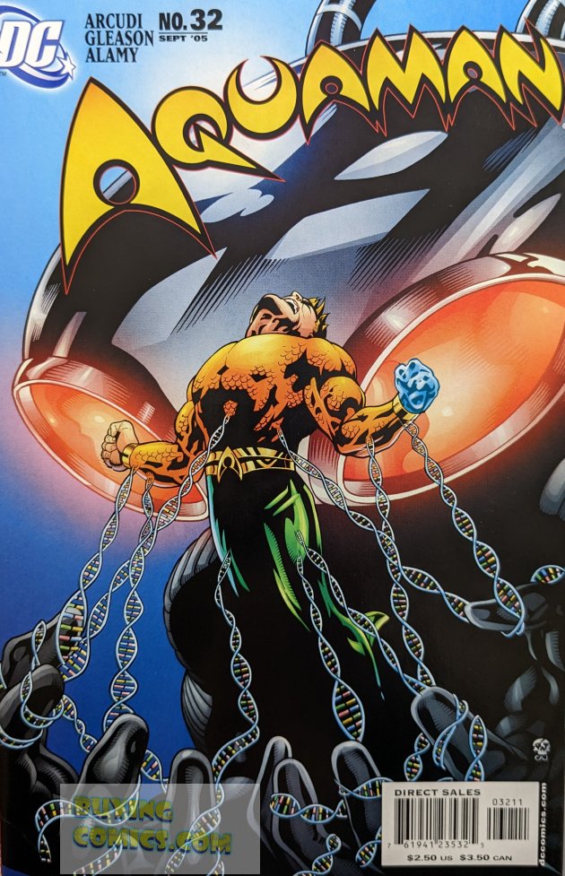 Aquaman #32 Comic Book Cover Art