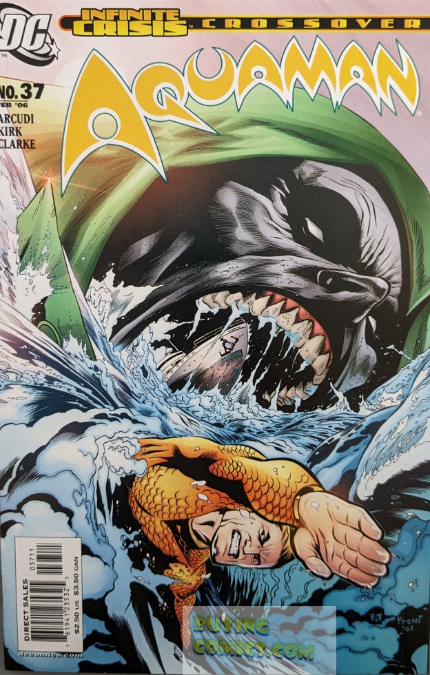 Aquaman #37 Comic Book Cover Art