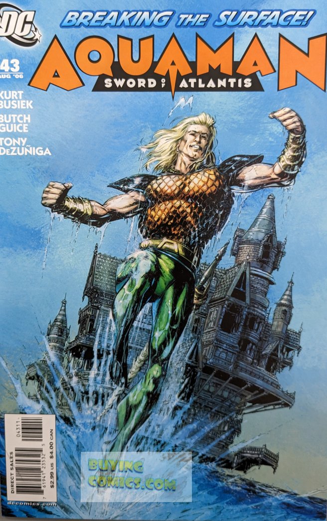 Aquaman #43 Comic Book Cover Art