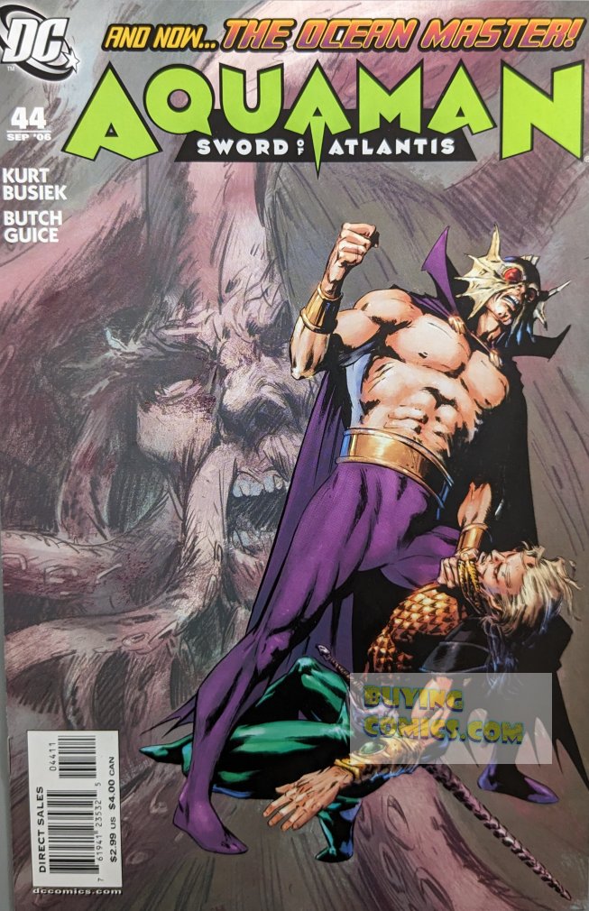 Aquaman #44 Comic Book Cover Art