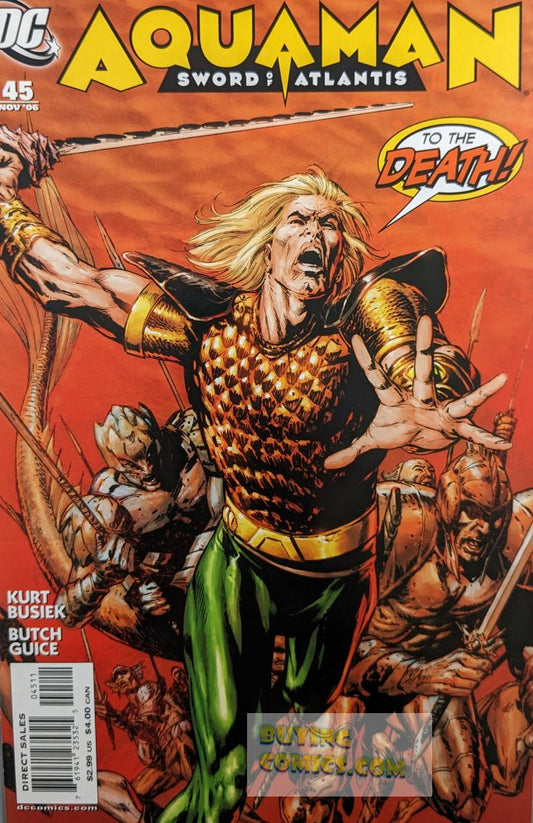 Aquaman #45 Comic Book Cover Art