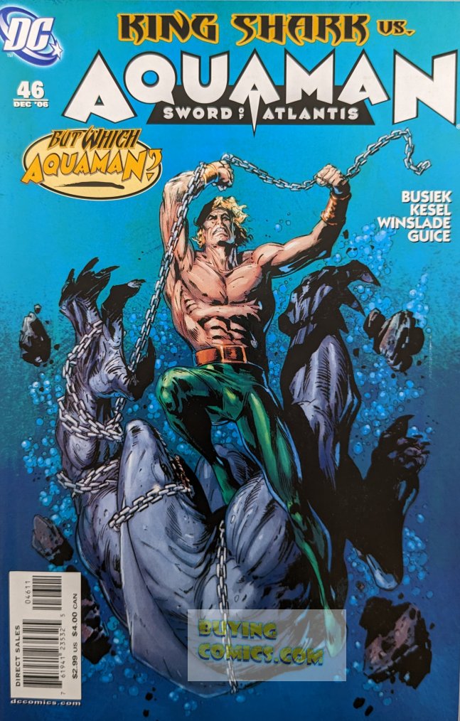 Aquaman #46 Comic Book Cover Art