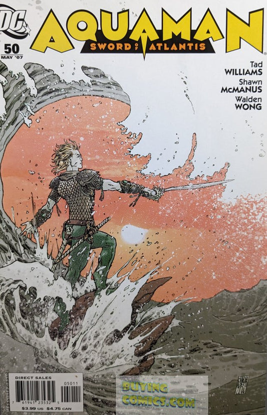 Aquaman #50 Comic Book Cover Art