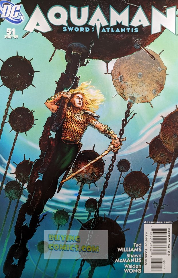 Aquaman #51 Comic Book Cover Art