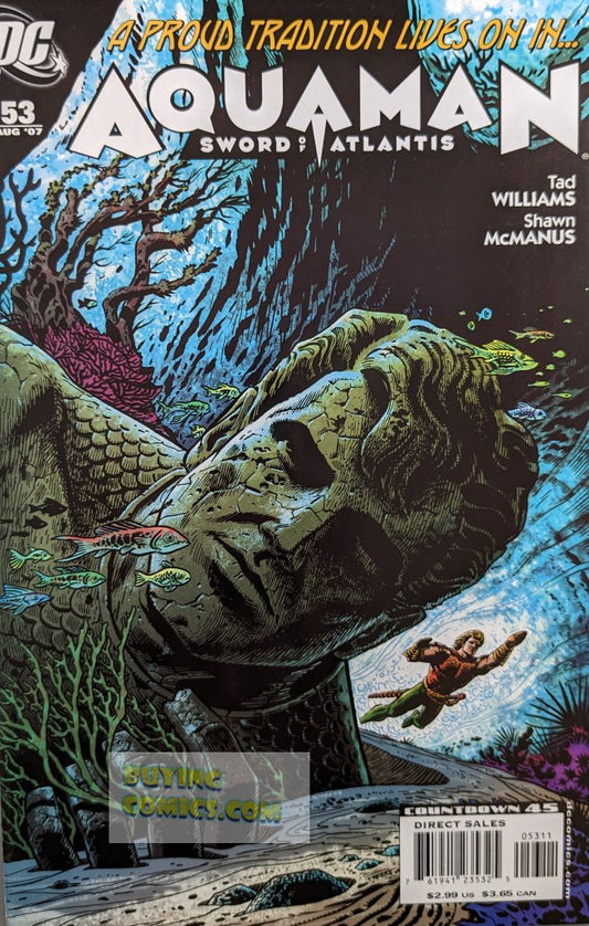 Aquaman #53 Comic Book Cover Art