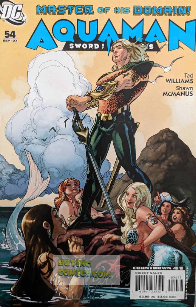 Aquaman #54 Comic Book Cover Art