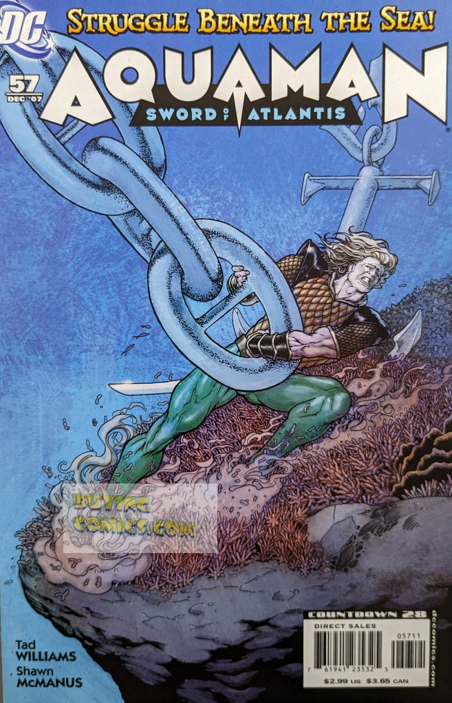 Aquaman #57 Comic Book Cover Art