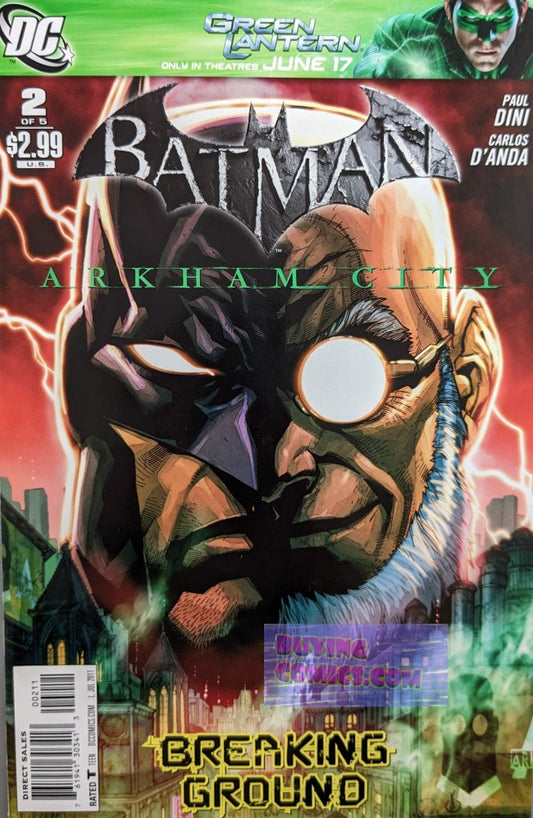 Batman: Arkham City #2 Comic Book Cover Art