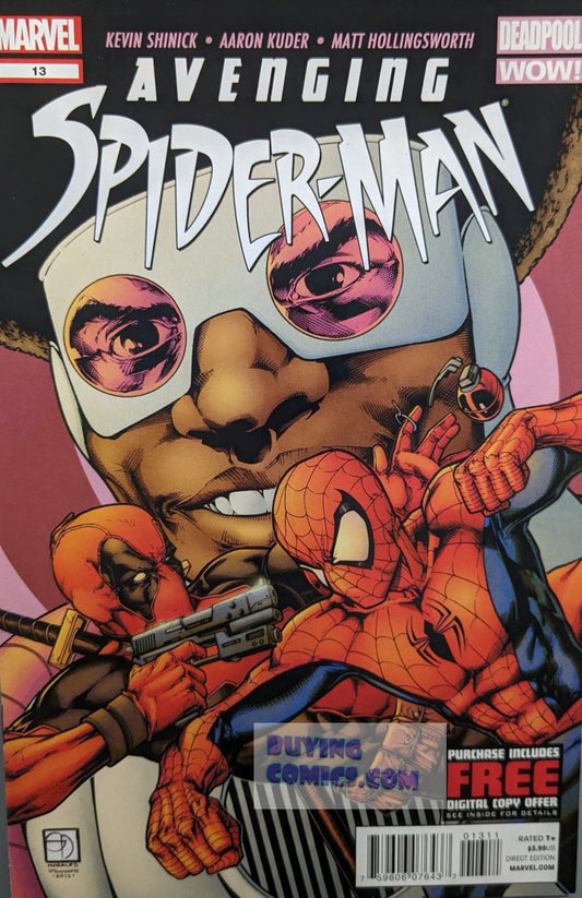 Avenging Spider-Man #13 Comic Book Cover Art