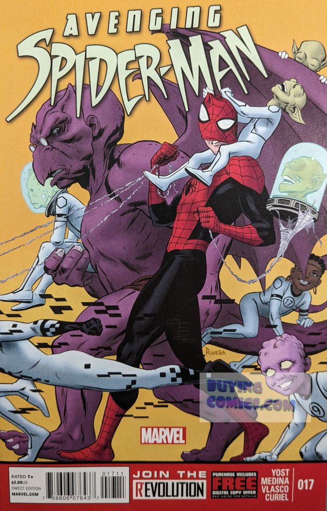 Avenging Spider-Man #17 Comic Book Cover Art