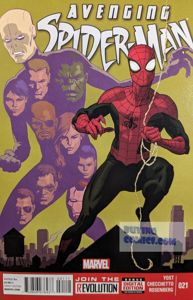 Avenging Spider-Man #21 Comic Book Cover Art