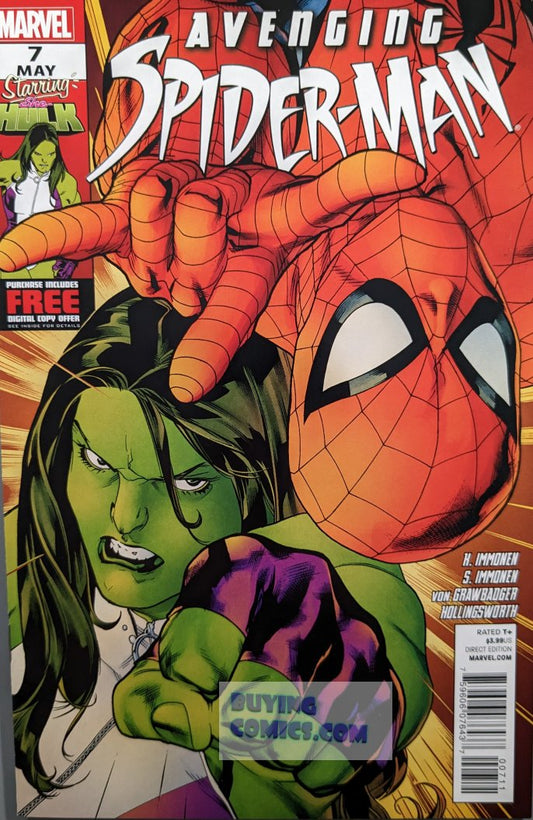 Avenging Spider-Man #7 Comic Book Cover Art