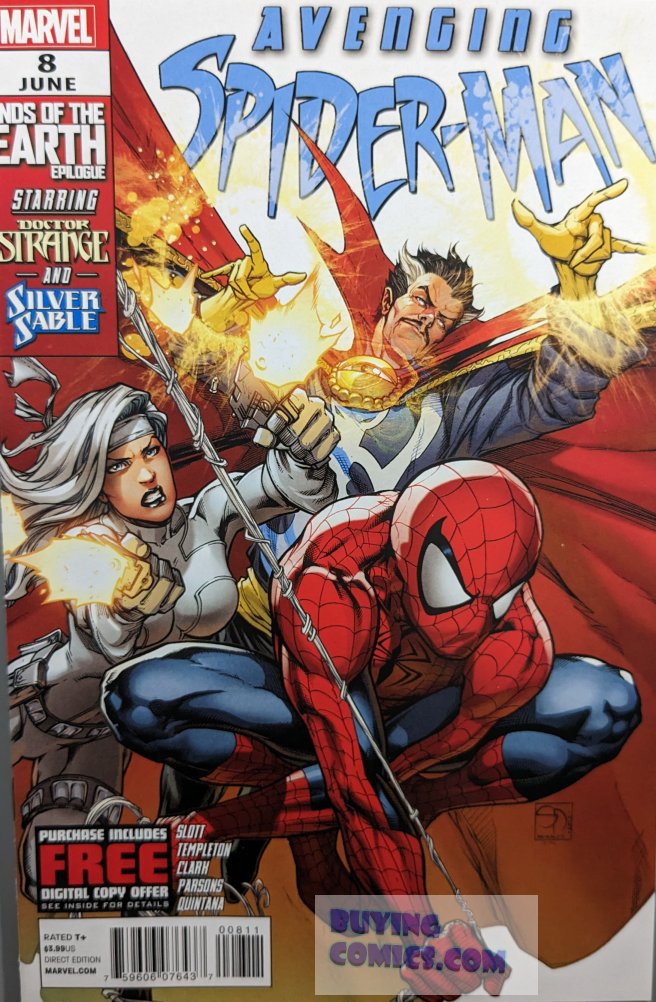 Avenging Spider-Man #8 Comic Book Cover Art