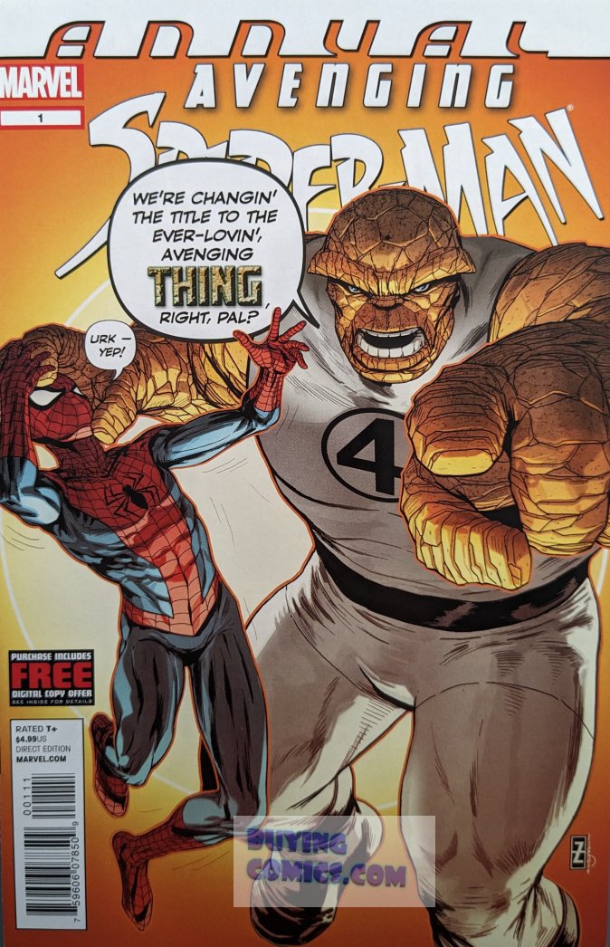 Avenging Spider-Man ANnual #1 Comic Book Cover Art