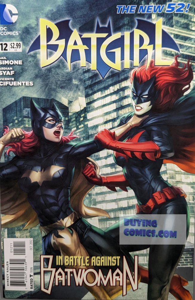 Batgirl #12  Comic Book Cover Art