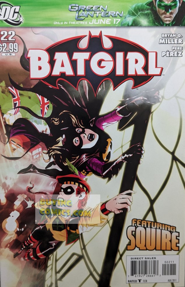 Batgirl #22 Comic Book Cover Art