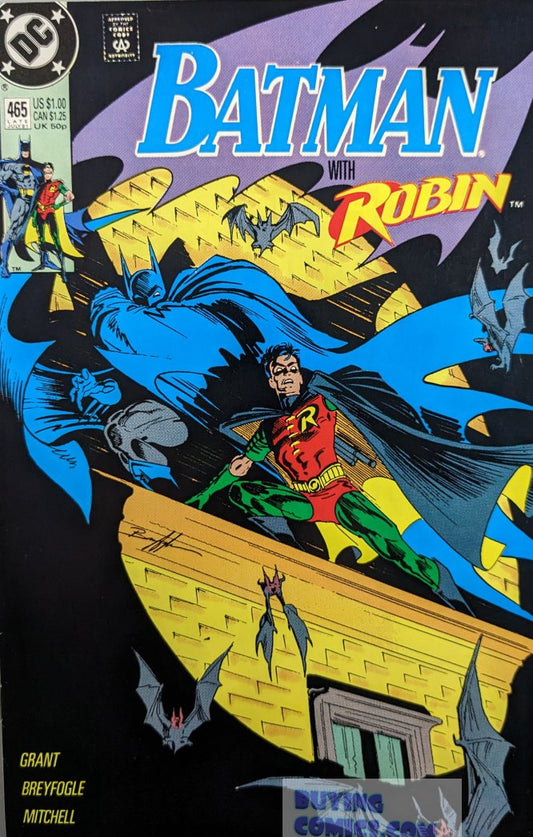 Batman #465 Comic Book Cover Art