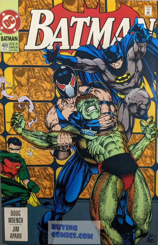 Batman #489 Comic Book Cover Art