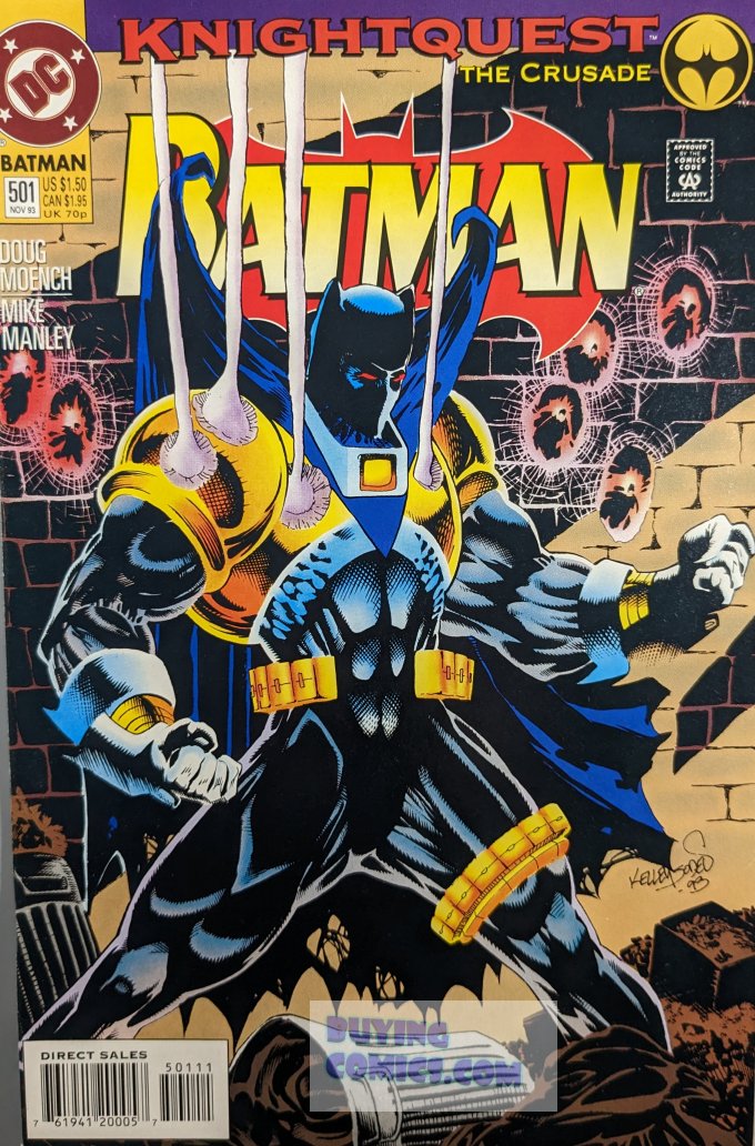 Batman #501 Comic Book Cover Art