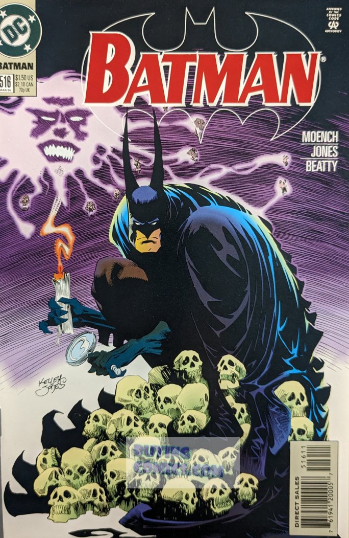 Batman #516 Comic Book Cover Art