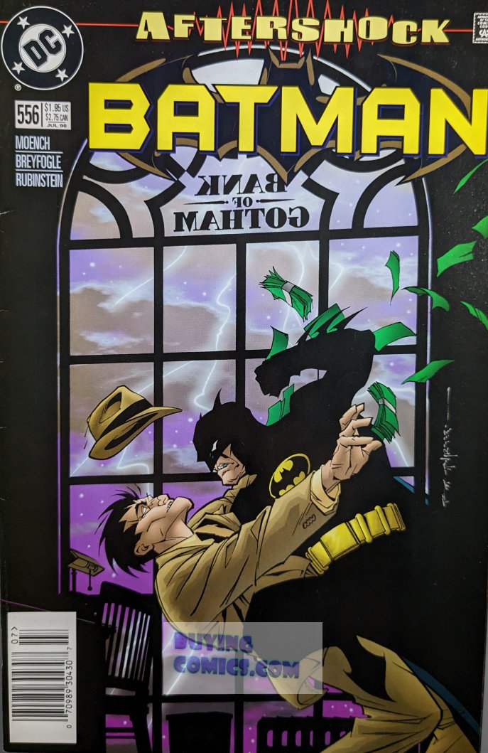 Batman #556 Comic Book Cover Art