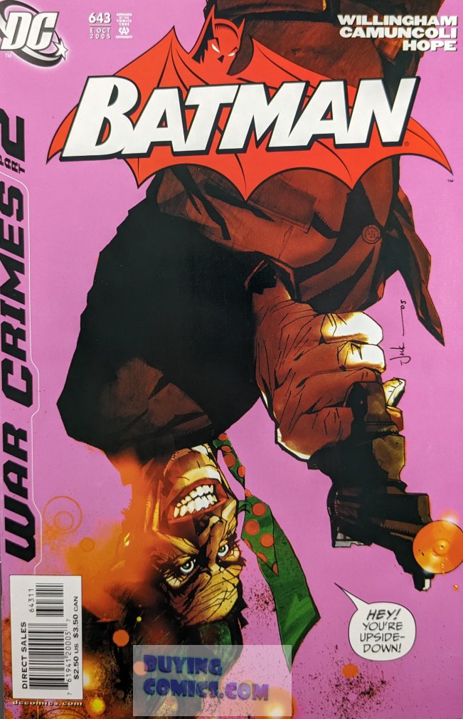 Batman #643 Comic Book Cover Art