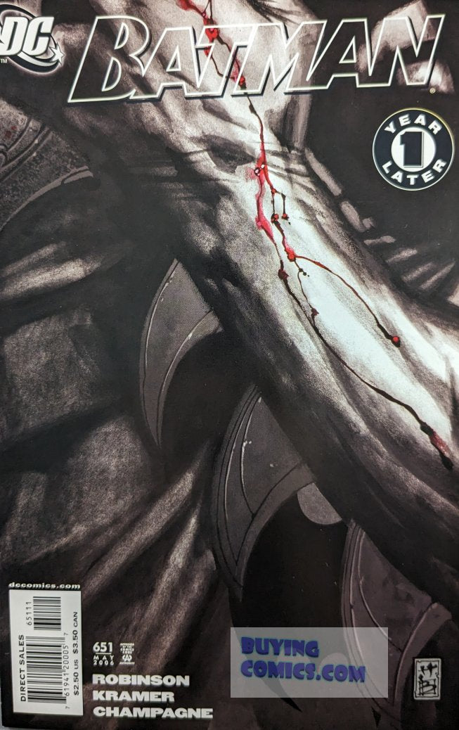 Batman #651 Comic Book Cover Art