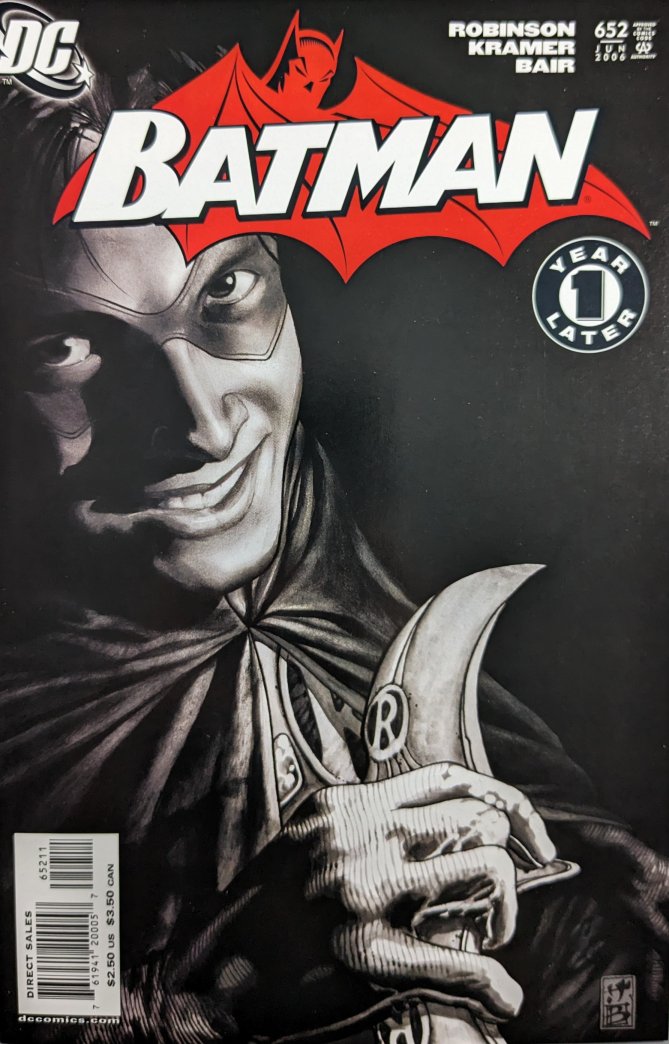 Batman #652 Comic Book Cover Art