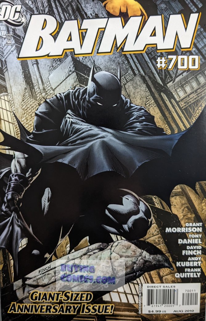 Batman #700 Comic Book Cover Art by David Finch