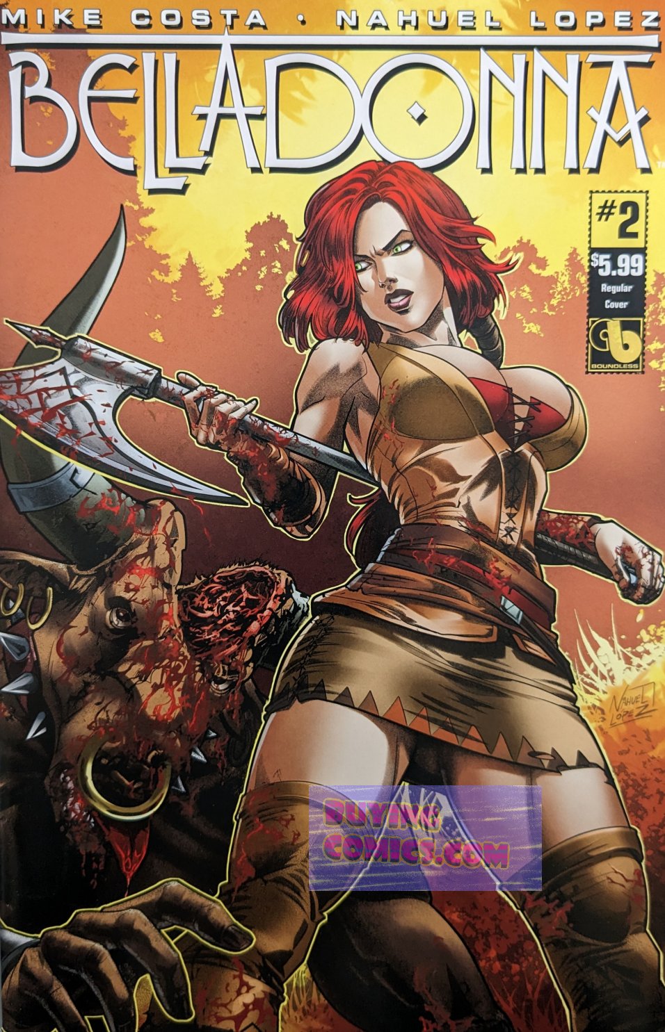 Belladonna #2 Comic Book Cover Art