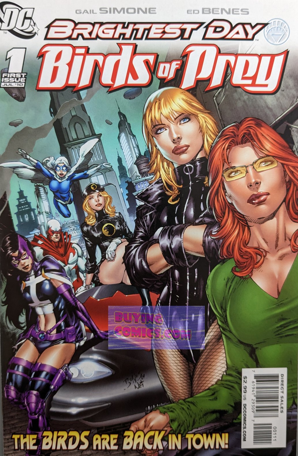 Birds Of Prey #1 Comic Book Cover Art