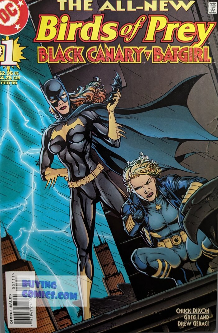 Birds Of Prey: Batgirl #1 Comic Book Cover Art