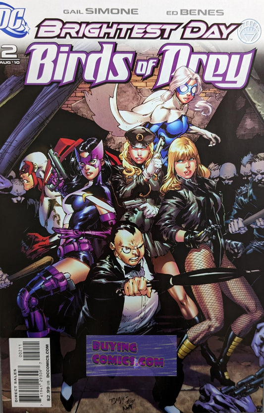 Birds Of Prey #2 Comic Book Cover Art