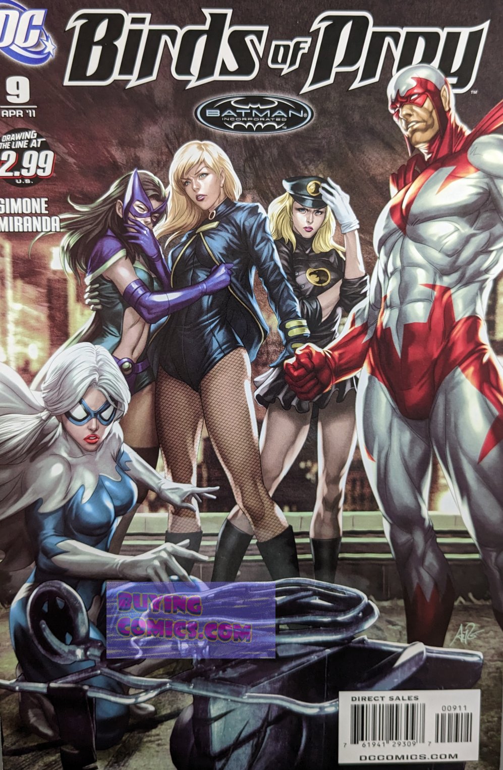 Birds Of Prey #9 Comic Book Cover Art