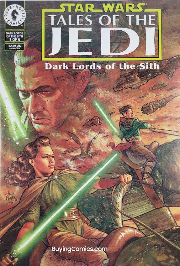 Tales of the Jedi Dark Lords of the Sith #1 Cover Art