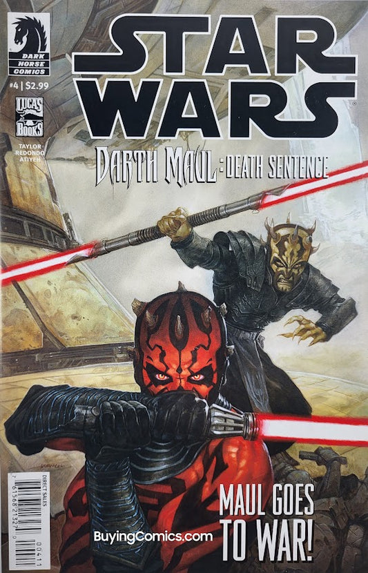 Darth Maul Death Sentence #4 Cover Art