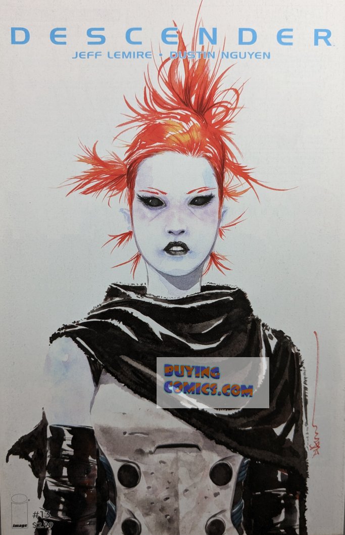 Descender #13 Comic Book Cover Art by Dustin Nguyen