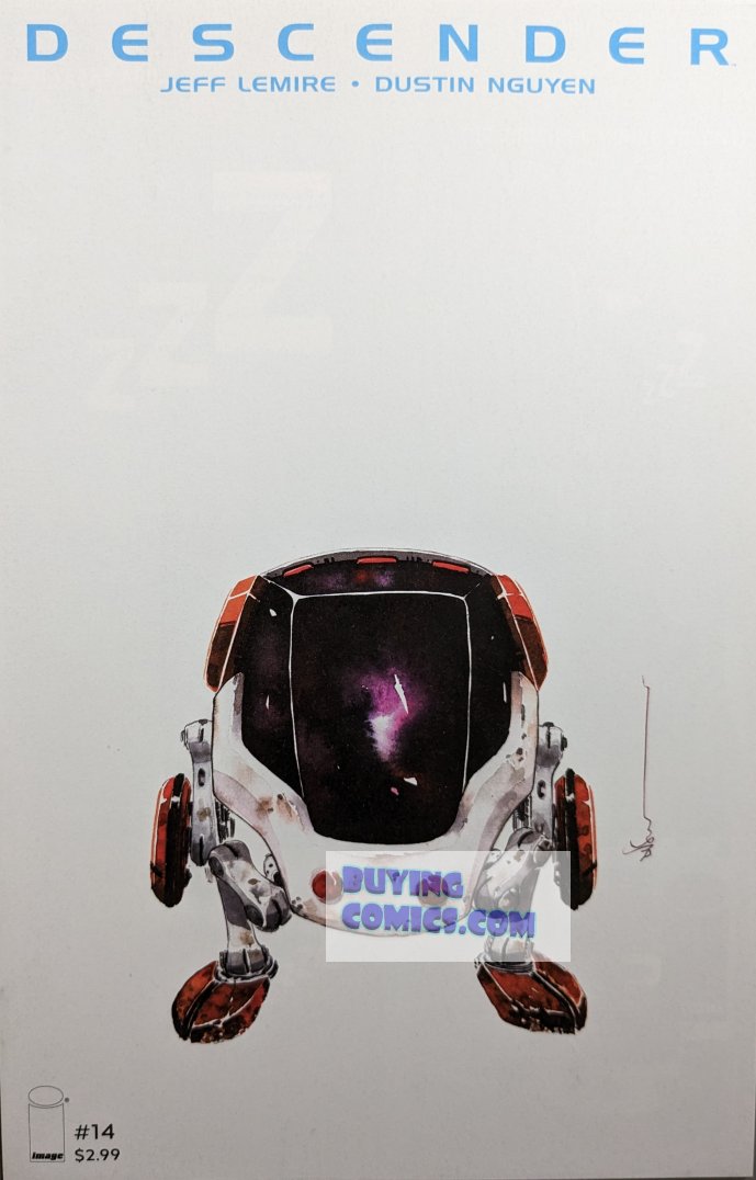 Descender #14 Comic Book Cover Art by Dustin Nguyen