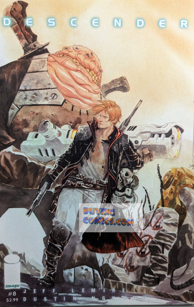 Descender #8 Comic Book Cover Art by Dustin Nguyen