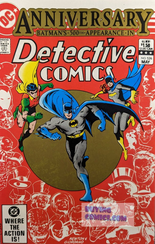 Detective Comics #526 Comic Book Cover Art