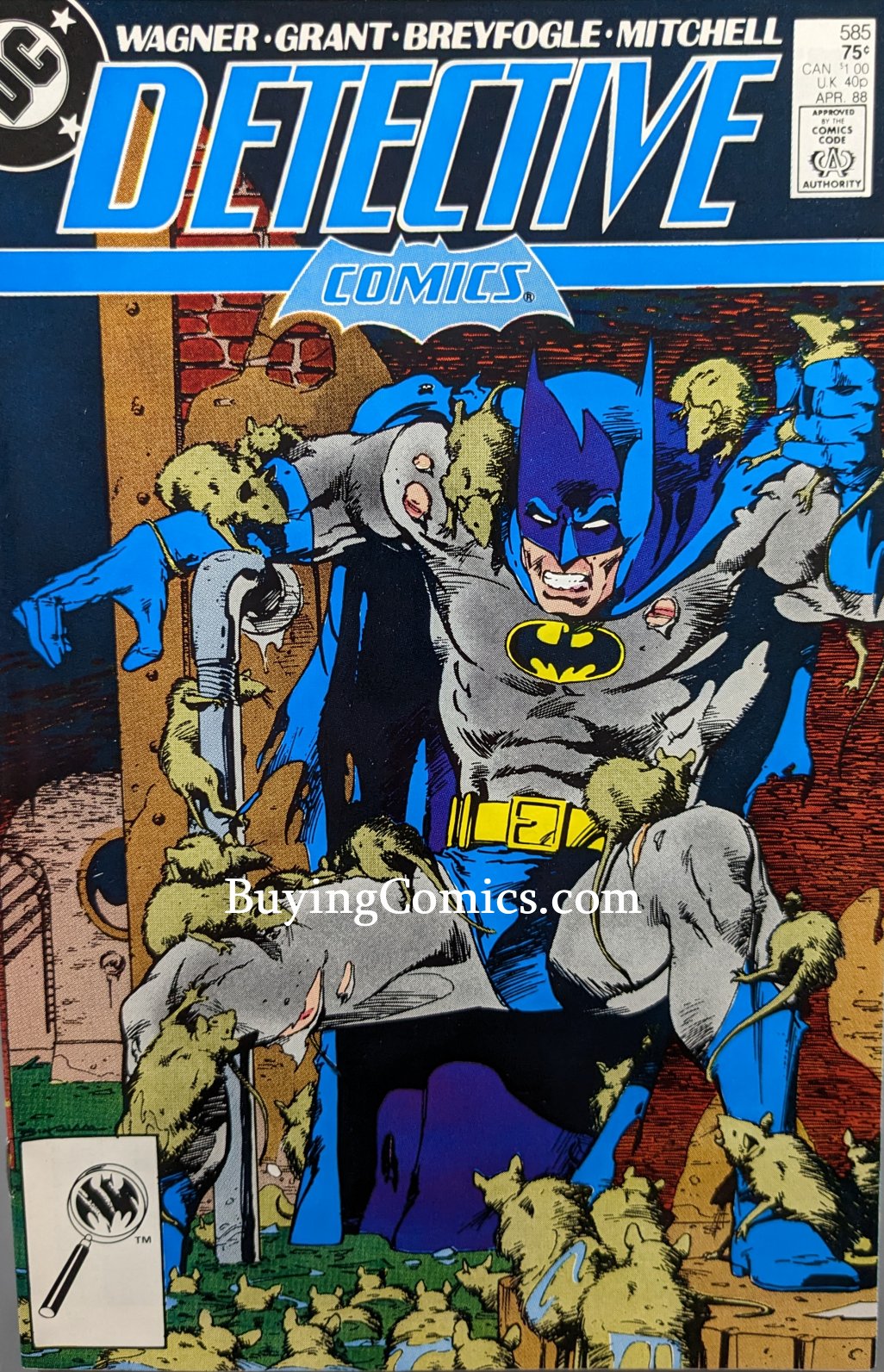 Detective Comics #585 Comic Book Cover Art