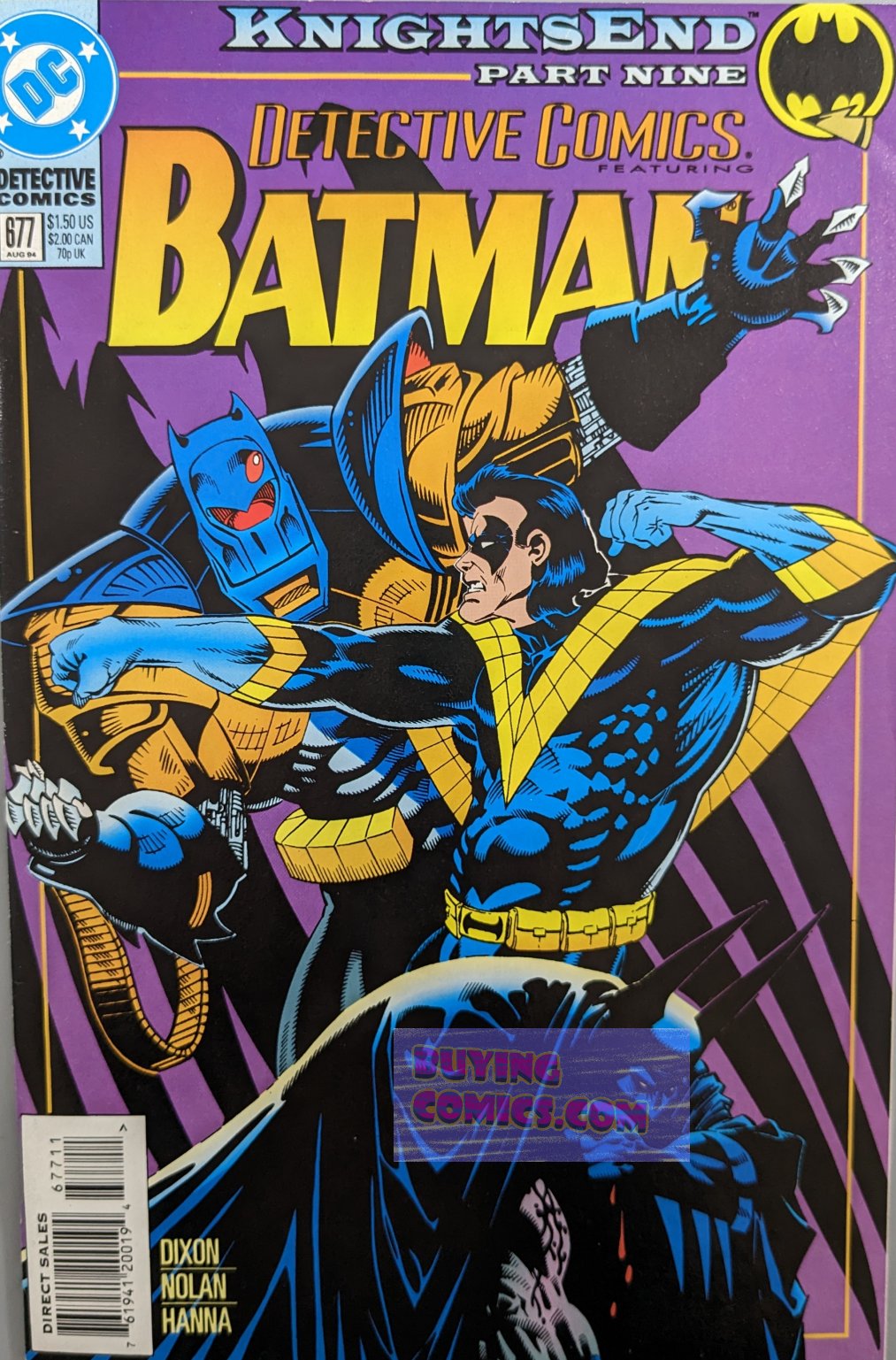 Detective Comics #677 Comic Book Cover Art