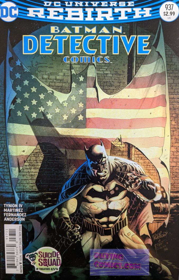 Detective Comics #937 Comic Book Cover Art