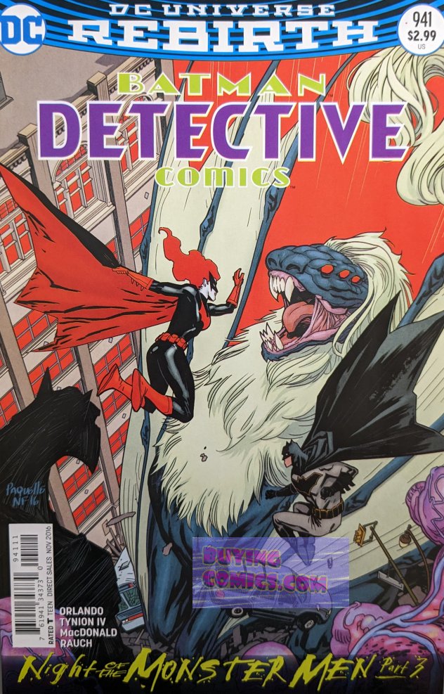 Detective Comics #941 Comic Book Cover Art