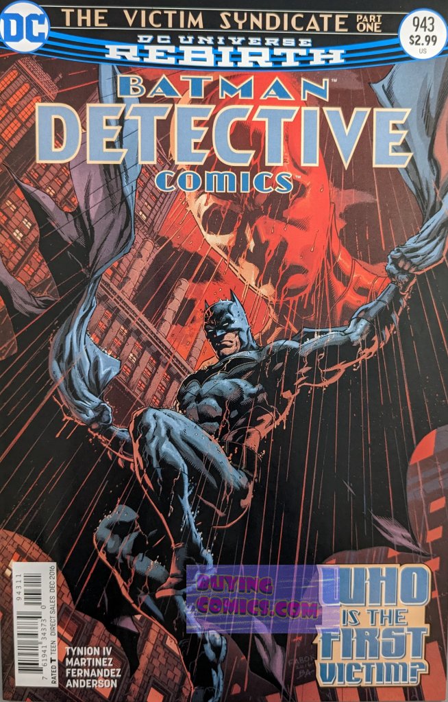 Detective Comics #943 Comic Book Cover Art